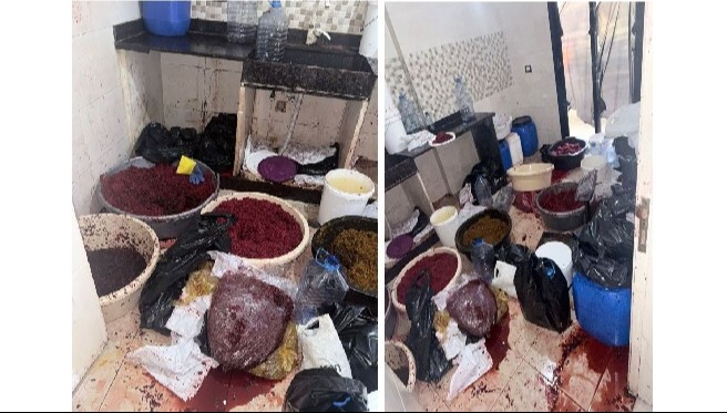 "الريجي": ضبط كميات من المعسل المزور المصنّع يدويًا خلال مداهمة في الجاموس