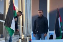 عمدة بلدية فينيسيو الفرنسية رفع علم فلسطين على واجهة البلدية
