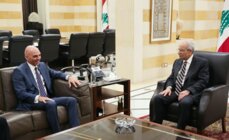 سلام استقبل سفير مصر الجديد ومحافظ النبطية ومحمد الحوت