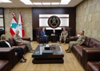 العماد هيكل التقى السفير الفرنسي وبحثا في التحضيرات الجارية لانعقاد مؤتمر دعم الجيش في فرنسا