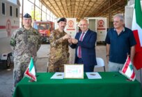 خريش تسلم هبة من البعثة العسكرية الإيطالية الثنائية لتحسين ظروف عمل الدفاع المدني