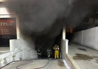 الدفاع المدني: إخماد حريق داخل مرأب مبنى سكني في بدارو وإخلاء 6 مواطنين