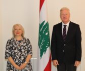 رجي التقى سفيرة اليونان في زيارة وداعية بمناسبة انتهاء مهمتها الدبلوماسية في لبنان