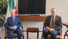 ميشال عون بحث مع ولسون بالأوضاع في لبنان والمنطقة وواقع الجالية اللبنانية بأستراليا