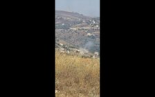 قصف مدفعي اسرائيلي على بلدة حولا في قضاء مرجعيون