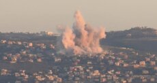 تفجير اسرائيلي ضخم في صافيتا تسبب بتصدع وانشقاق كبير في مرتفع جبلي