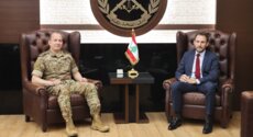 العماد هيكل تسلم دعوة لحضور الاجتماع التحضيري لمؤتمر دعم الجيش اللبناني وقوى الأمن الداخلي في باريس