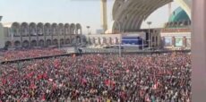 بدء مراسم تشييع السيد علي الخامنئي في طهران