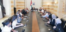 سلام استقبل وفدا من رؤساء بلديات واعضاء المجالس البلدية لعدد من القرى الحدودية