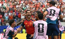 منتخب اسبانيا تأهل إلى نصف نهائي كأس العالم بعد فوزه على بلجيكا بنتيجة 2-1