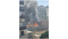 إخماد حريق في محل خرضوات بجبل البداوي وتسجيل حالات حروق وجروح طفيفة