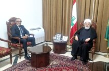 الخطيب استقبل السفير موسى مودعًا: نعوّل على دور مصر في هذه المرحلة الدقيقة