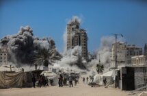 الجيش الإسرائيلي: ندعو سكان عمارة الرؤيا والخيام المجاورة في مدينة غزة إلى إخلائها