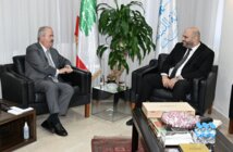 جابر بحث مع ناصر الدين بتأمين المخصصات والنفقات المرتبطة بالقطاع الصحي
