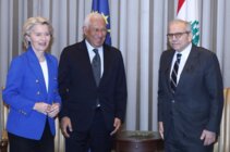 رئيسا المجلس الأوروبي والمفوضية الأوروبية وصلا إلى بيروت وسلام ورجي استقبلاهما