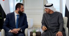 الشرع وبن زايد بحثا بتعزيز التعاون الاقتصادي والاستثماري وأكدا أهمية مواصلة التنسيق