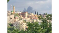 غارة اسرائيلية معادية استهدفت اطراف بلدة البازورية لجهة وادي جيلو