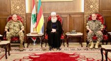ابي المنى استقبل رئيس الأركان في الجيش ومدير عام أمن الدولة