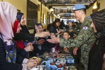 الكتيبة الكورية رعت حفل تخريج طالبات دورة الخياطة