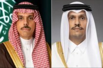 وزيرا خارجية قطر والسعودية يبحثان أوضاع المنطقة ووقف النار بين الولايات المتحدة وإيران