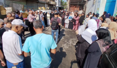 اعتصام في مخيم البرج الشمالي رفضًا لدمج المدارس واكتظاظ الصفوف