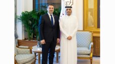 نديم الجميل التقى في الدوحة رئيس وزراء قطر وبحث مع الاوضاف في لبنان والتطورات الاقليمية