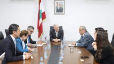 رجي استقبل ممثلة برنامج الأغذية العالمي وسفيرا أذربجيان وأستراليا ووفد من مصرف الاسكان