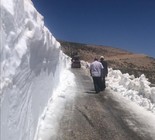 النشرة: طريق شبعا - راشيا عبر وادي جنعم مقطوعة بسبب سماكة الثلوج