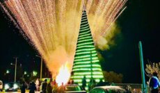 إضاءة شجرة العيد وافتتاح السوق الميلادية في عبرين