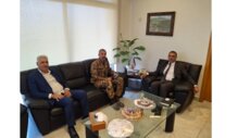 وزير الزراعة عرض مع قائد البعثة العسكرية الإيطالية دعم القطاع واكد أهمية الشراكة الدولية