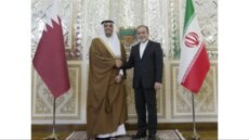 وزير الخارجية الإيراني يجري محادثات مع نظيره القطري في طهران