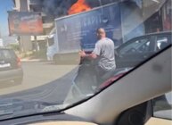 اشتعال شاحنة في منطقة الكارانتينا