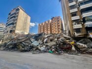 آثار الغارات الإسرائيلية على الضاحية الجنوبية لبيروت- محمد سلمان