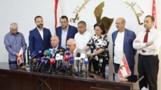 مؤتمر صحافي مشترك لنقابتي الصحافة والمحررين رفضا لقانون الاعلام- محمد سلمان