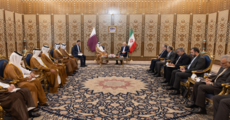 وزير الخارجية القطرية أكد خلال لقائه قاليباف ضرورة استئناف المسار الدبلوماسي