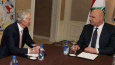 الرئيس عون التقى طوني بلير وطلب مساعدة أميركا للضغط على إسرائيل لوقف اعتداءاتها لاستكمال انتشار الجيش وحصر السلاح في يد الدولة