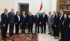 الرئيس عون استقبل وفدا من نقابة أصحاب المستشفيات وأكد أنه سيدرس مطالب النقابة مع المعنيين