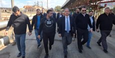 الصدي تفقد منشآت النفظ في البداوي وجال في أقسامها مطلعًا على واقعها