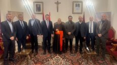 ميناسيان استقبل نديم الجميّل على رأس وفد من 