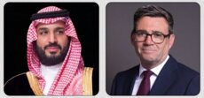بن سلمان هنأ رئيس وزراء بريطانيا وعرضا مجالات التعاون وسبل تطويرها