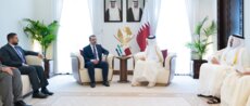وزير خارجية قطر استقبل الشيباني: ندعم وحدة سوريا وسيادتها واستقلالها وجهود إعادة الإعمار