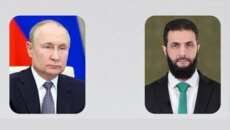 بوتين اكد باتصال مع الشرع رفض الاعتداءات الإسرائيلية والانتهاكات التي تمس سيادة سوريا