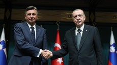 اردوغان: تعاوننا مع سلوفينيا القائم على الصداقة والشراكة الاستراتيجية سيتعزز أكثر بكل المجالات