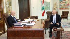 الرئيس عون اطلع من خريش على أعمال الدفاع المدني