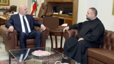 الرئيس عون عرض مع مدير المدرسة الأنطونية في القليعة واقع مدارس المنطقة واستقبل زياد أسود