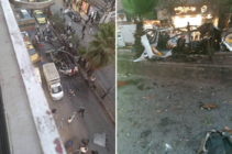 وقوع إصابات جراء انفجار حافلة ركاب في مدينة جرمانا السورية