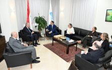 جابر بحث مع وفد من البنك الدولي تسريع تنفيذ مشاريع التعافي وإعادة الإعمار