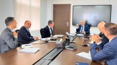 وزير الاقتصاد استقبل وفداً من البنك الأوروبي لإعادة الإعمار والتنمية