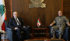 وزير الدفاع التقى لاوندس: لمواصلة التعاون بين الأجهزة الأمنية بما يتلاءم مع متطلبات المرحلة الراهنة