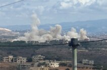 تفجير إسرائيلي في بلدة القنطرة